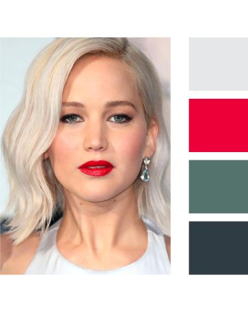 Your ideal colors for platinum blonde